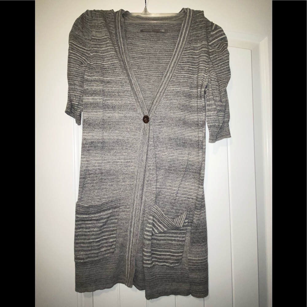 Rubbish Sweater Cardigan w/button & pocket